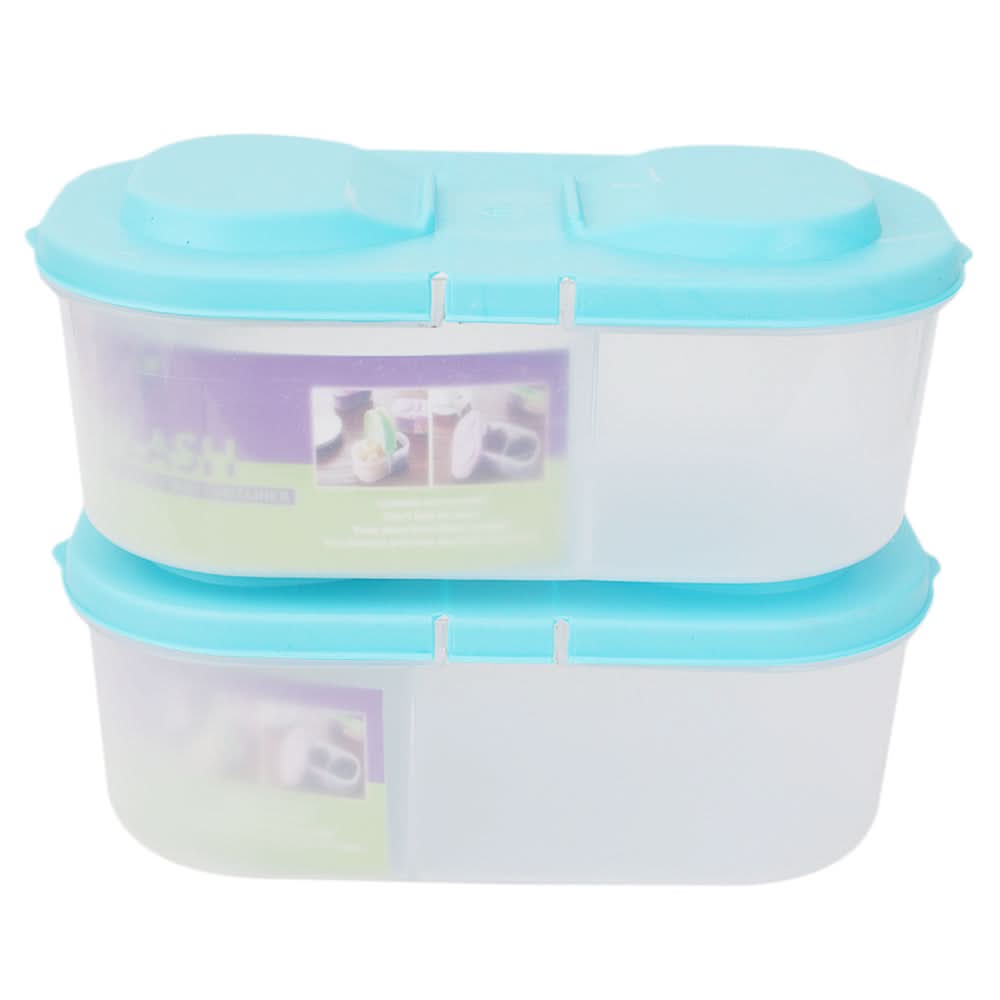 Food Container (Pack of 2) - Cyan, Home & Lifestyle, Storage Boxes, Chase Value, Chase Value