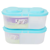 Food Container (Pack of 2) - Cyan, Home & Lifestyle, Storage Boxes, Chase Value, Chase Value