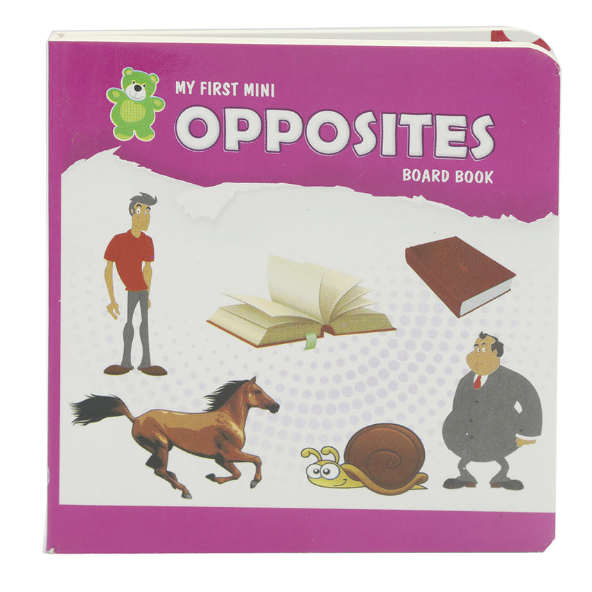 Mini Board Opposites, Kids, Kids Educational Books, 3 to 6 Years, Chase Value