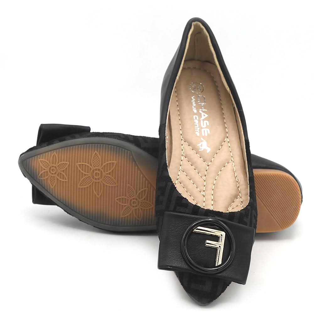 Girls Pumps S992-304 - Black, Kids, Pump, Chase Value, Chase Value