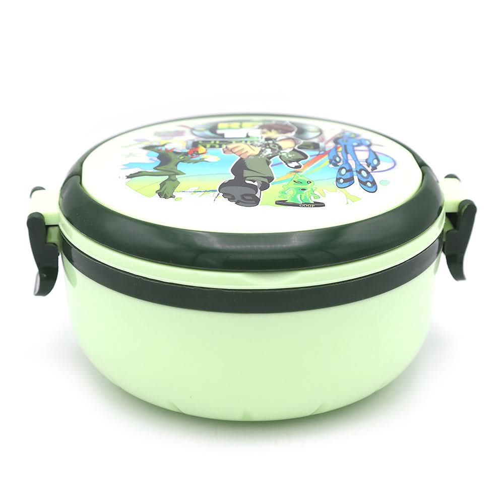 Joy Lunch Box With Spoon - Green, Kids, Tiffin Boxes And Bottles, Chase Value, Chase Value
