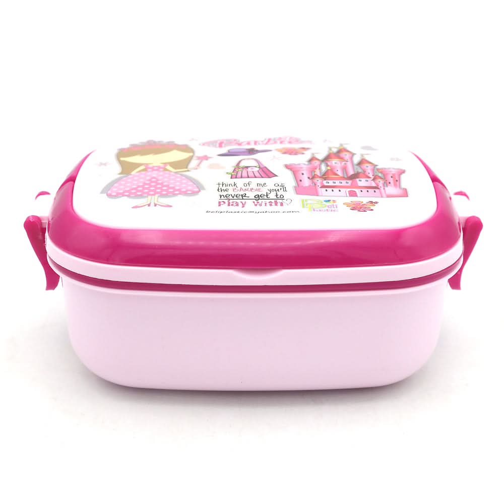 Smart Lunch Box With Spoon - Pink, Kids, Tiffin Boxes And Bottles, Chase Value, Chase Value