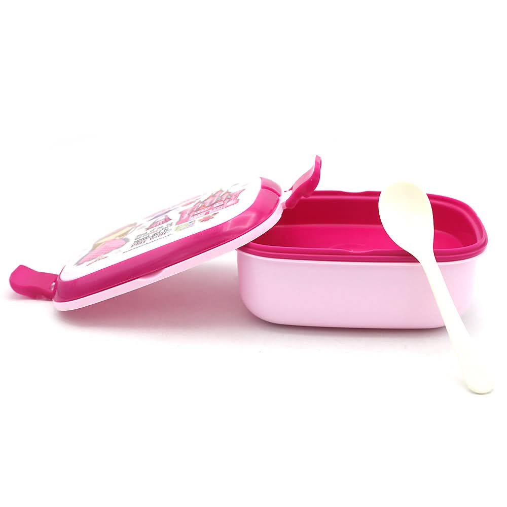 Smart Lunch Box With Spoon - Pink, Kids, Tiffin Boxes And Bottles, Chase Value, Chase Value