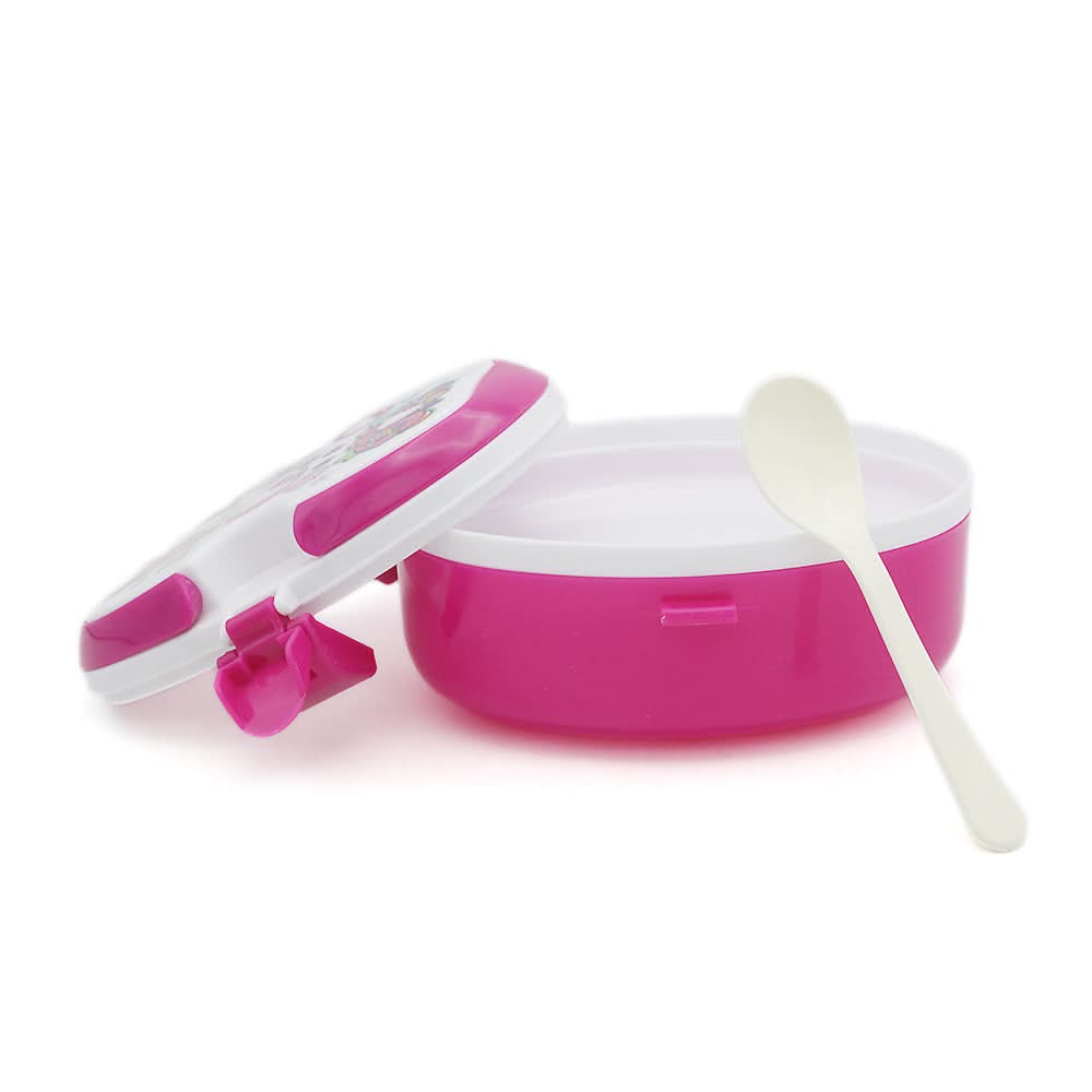 Hunter Lunch Box With Spoon - Pink, Kids, Tiffin Boxes And Bottles, Chase Value, Chase Value