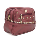 Women's Shoulder Bag 7656 - Maroon, Women, Bags, Chase Value, Chase Value