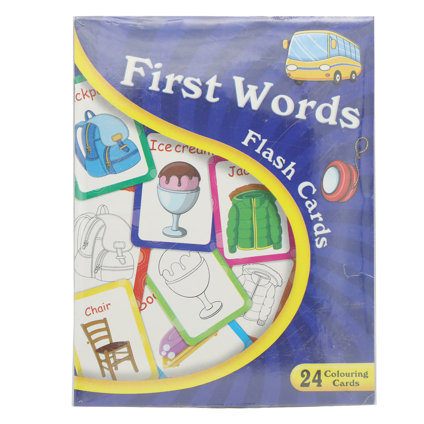 Learning Flash Cards First Words, Kids, Kids Educational Books, 6 to 9 Years, Chase Value