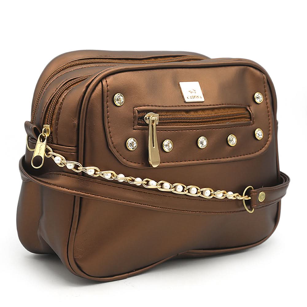 Women's Shoulder Bag 7656 - Coffee, Women, Bags, Chase Value, Chase Value