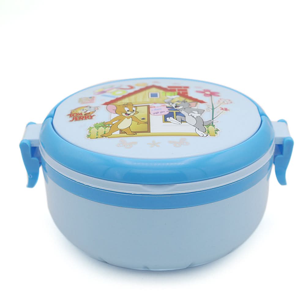 Joy Lunch Box With Spoon - Blue, Kids, Tiffin Boxes And Bottles, Chase Value, Chase Value