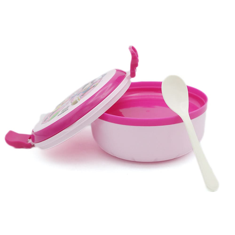 Joy Lunch Box With Spoon - Pink, Kids, Tiffin Boxes And Bottles, Chase Value, Chase Value