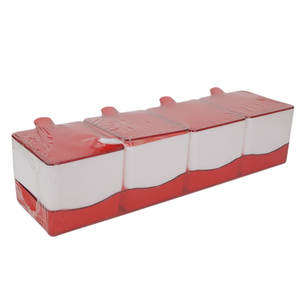 Spice Box 4 case - Red, Home & Lifestyle, Storage Boxes, Chase Value, Chase Value