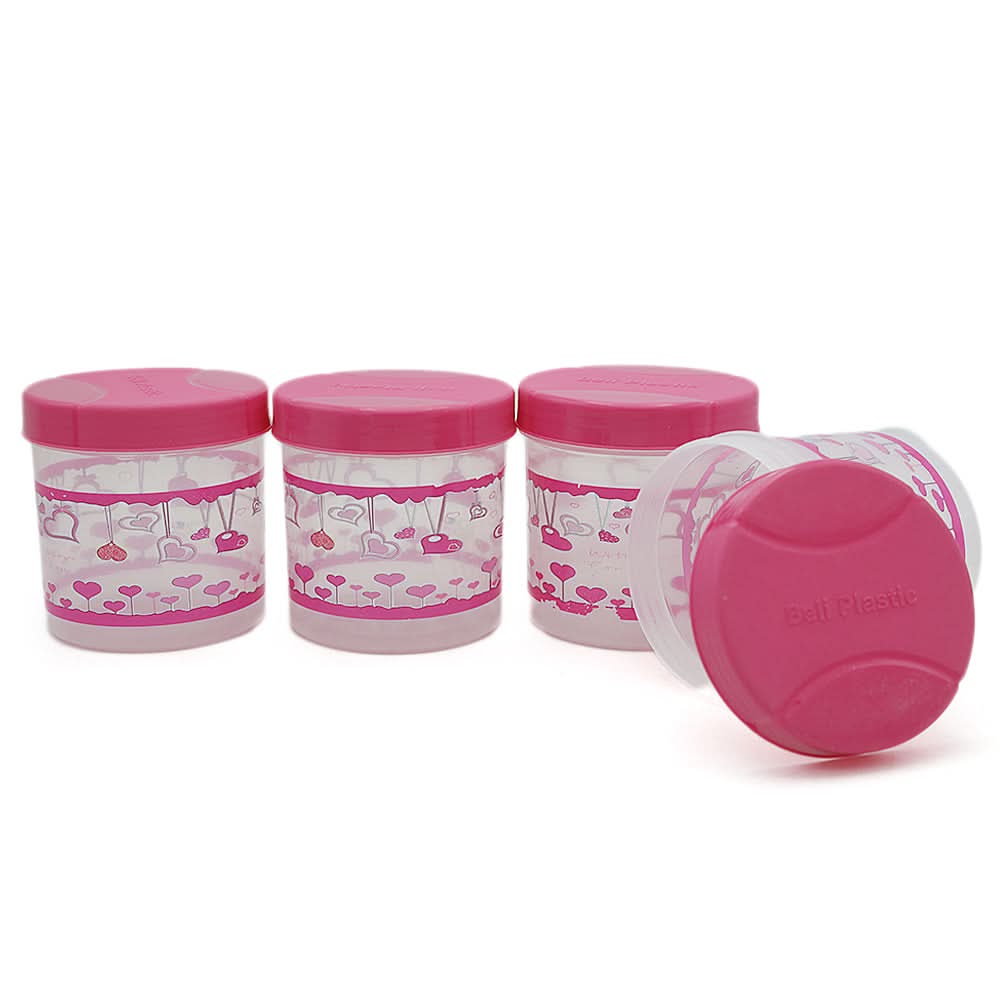 Jar Medium Net 4 Piece - Pink, Home & Lifestyle, Storage Boxes, Chase Value, Chase Value