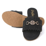 Women's Slipper - Black, Women, Slippers, Chase Value, Chase Value