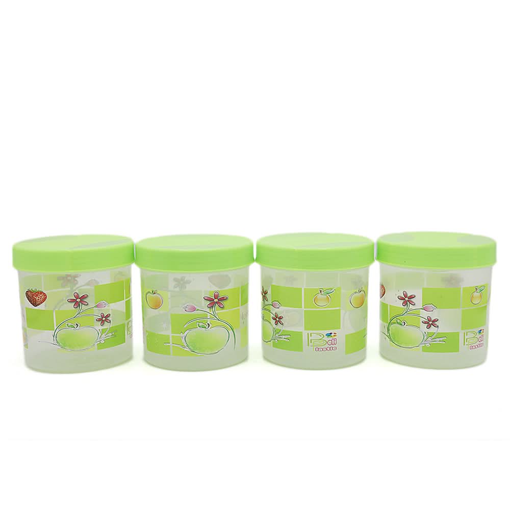 Jar Medium Net 4 Piece - Green, Home & Lifestyle, Storage Boxes, Chase Value, Chase Value