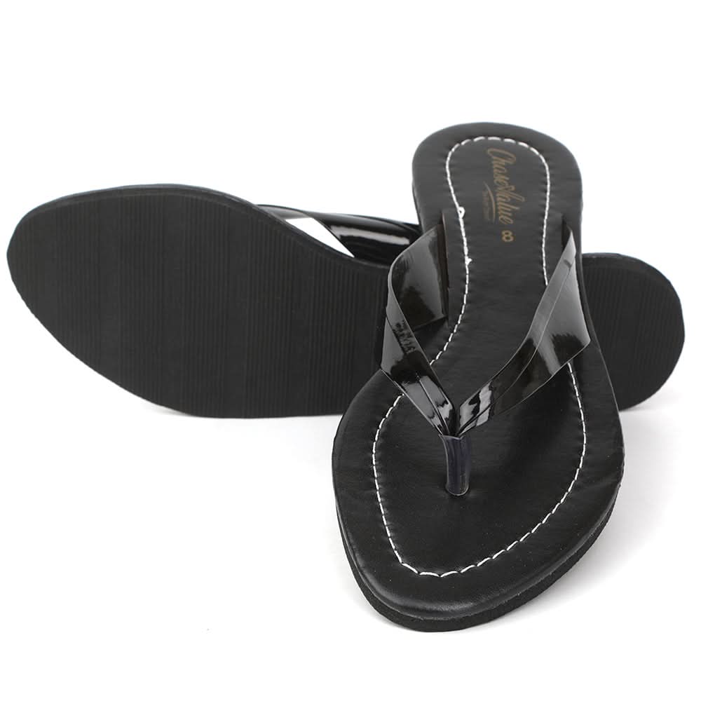Women's Slipper - Black, Women, Slippers, Chase Value, Chase Value