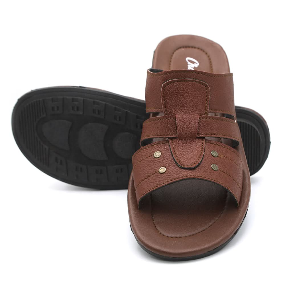 Men's Slipper - Brown, Men, Slippers, Chase Value, Chase Value
