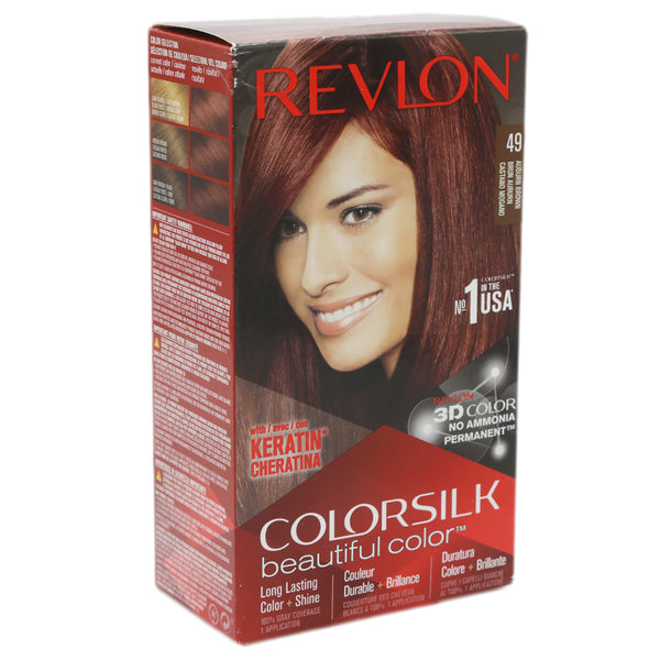 Revlon Hair Color 49 Auburn Brown, Beauty & Personal Care, Hair Colour, Revlon, Chase Value