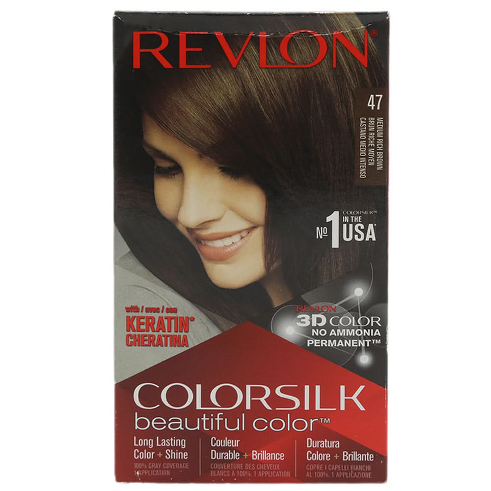 Revlon Face Color 47 Medium Rich Brown, Beauty & Personal Care, Hair Colour, Revlon, Chase Value