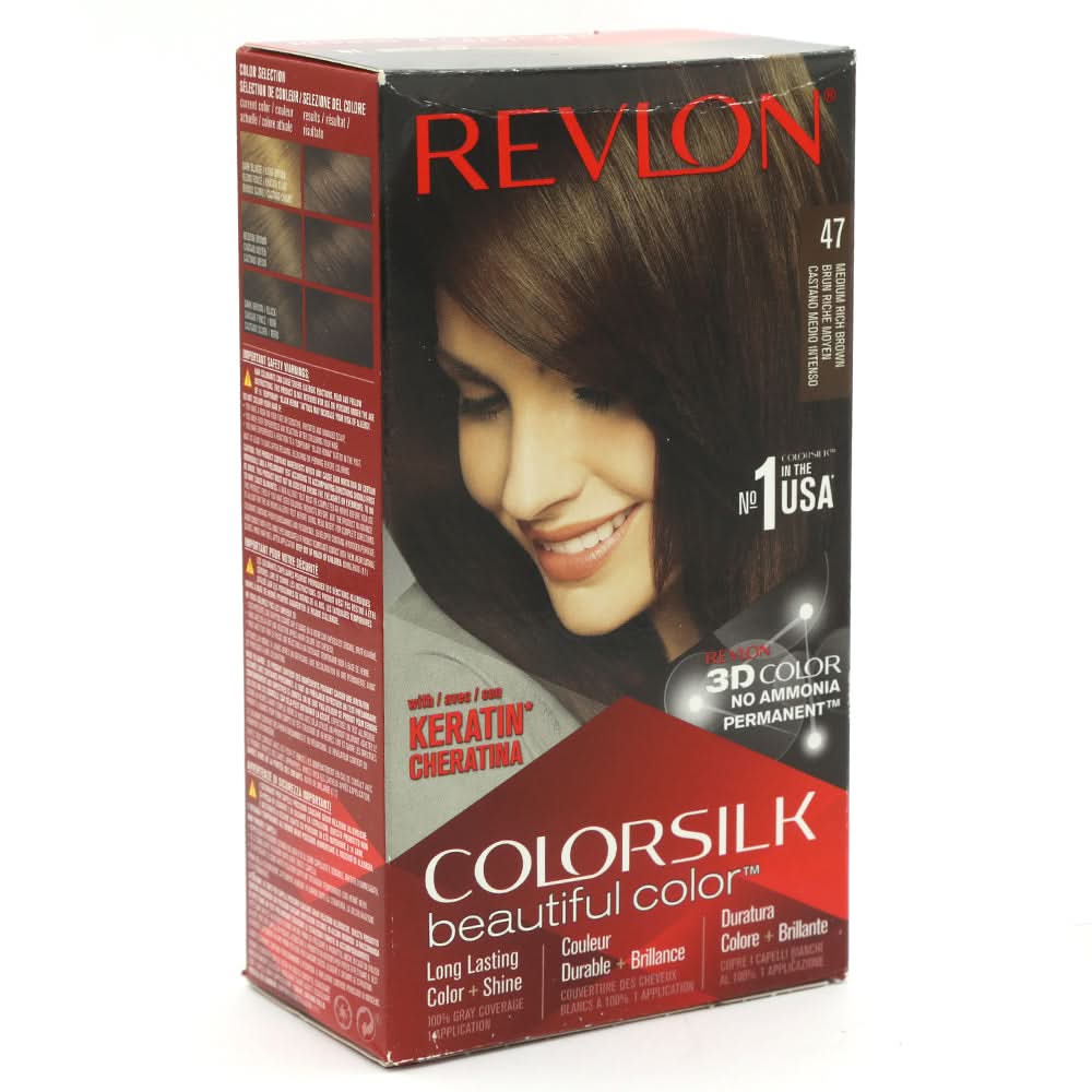Revlon Face Color 47 Medium Rich Brown, Beauty & Personal Care, Hair Colour, Revlon, Chase Value