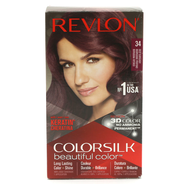 Revlon Face Color 34 Deep Burgundy, Beauty & Personal Care, Hair Colour, Revlon, Chase Value