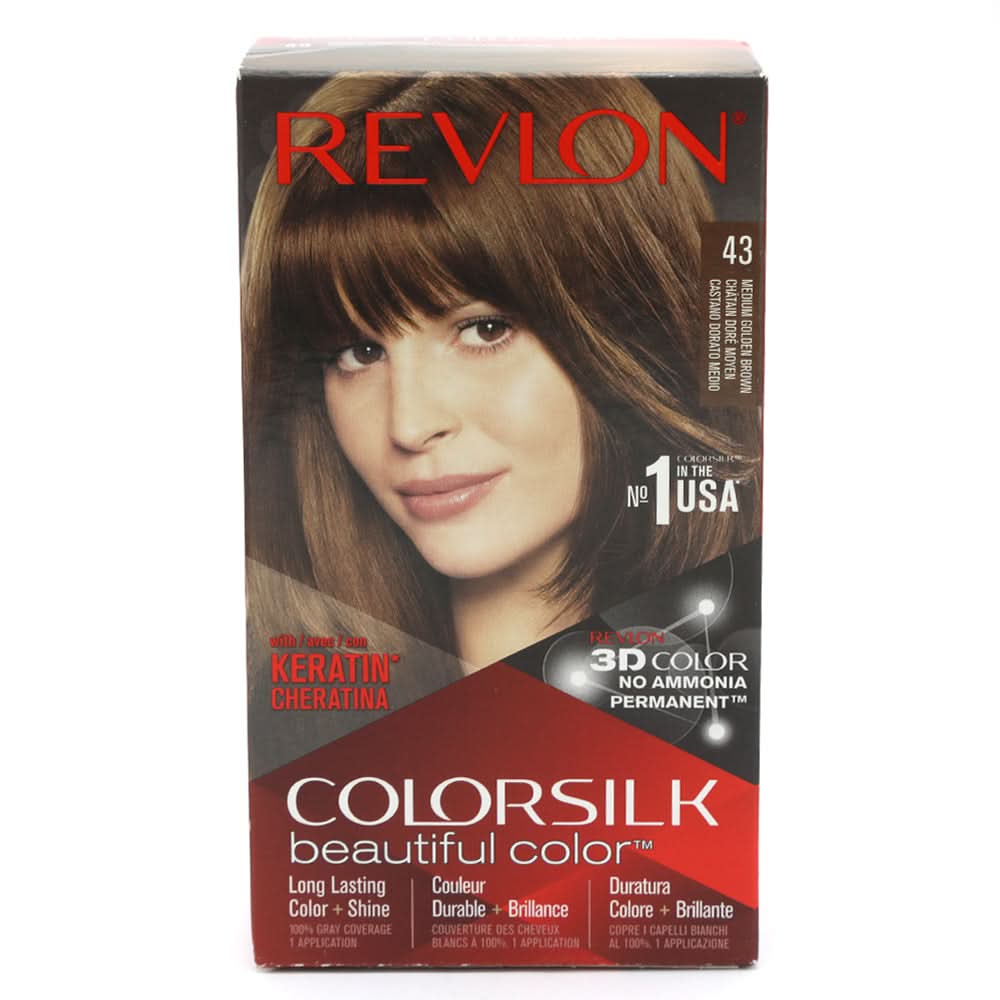 Revlon Face Color 43 Medium  Golden Brown, Beauty & Personal Care, Hair Colour, Revlon, Chase Value