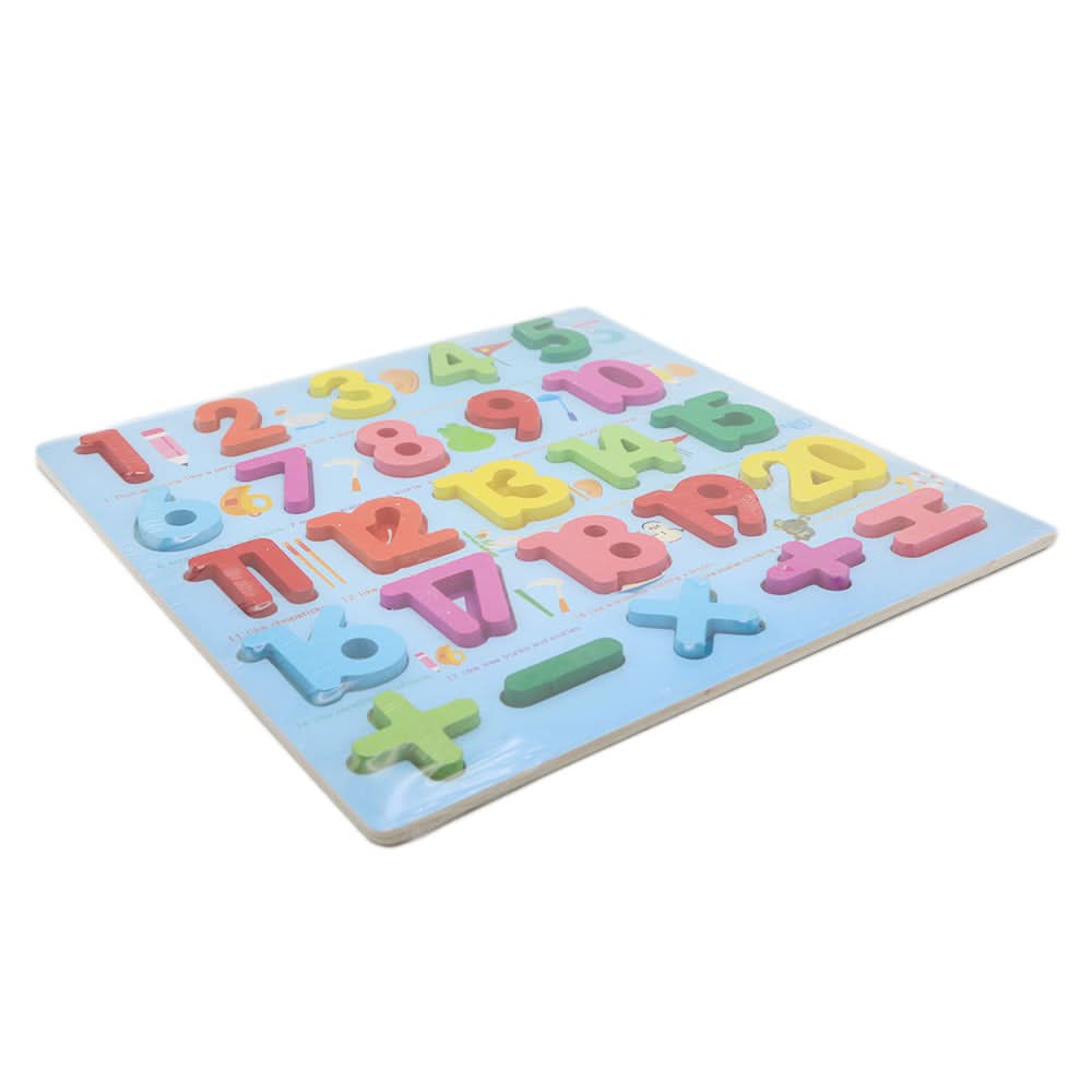 Wooden Slate 123 Blue Bold 3570 - Multi, Kids, Writing Boards And Slates, Chase Value, Chase Value