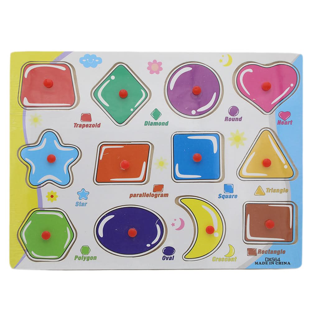 Wooden Shape Slate 3566 - Multi, Kids, Writing Boards And Slates, Chase Value, Chase Value