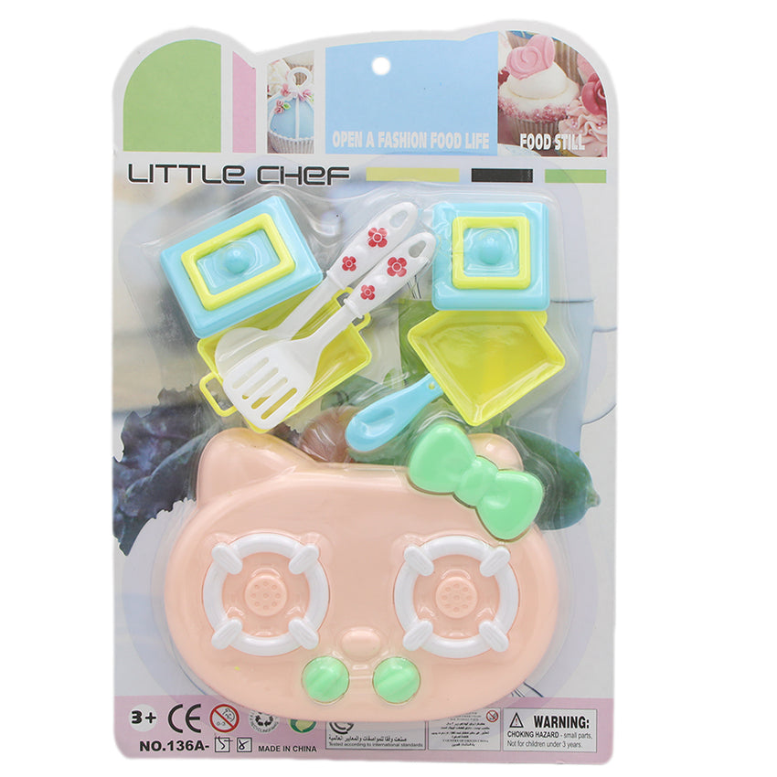 Kitchen Set 3285 - Peach, Kids, Cosmetic and Kitchen Sets, Chase Value, Chase Value