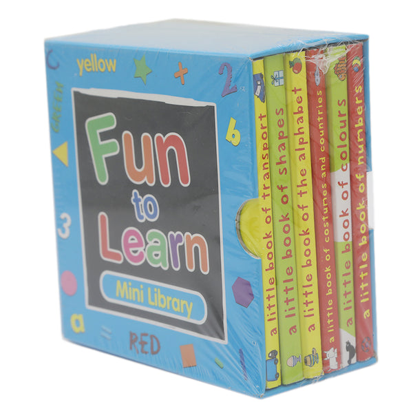 Fun To Learn Mini Library Learning - Blue, Kids, Kids Educational Books, Chase Value, Chase Value