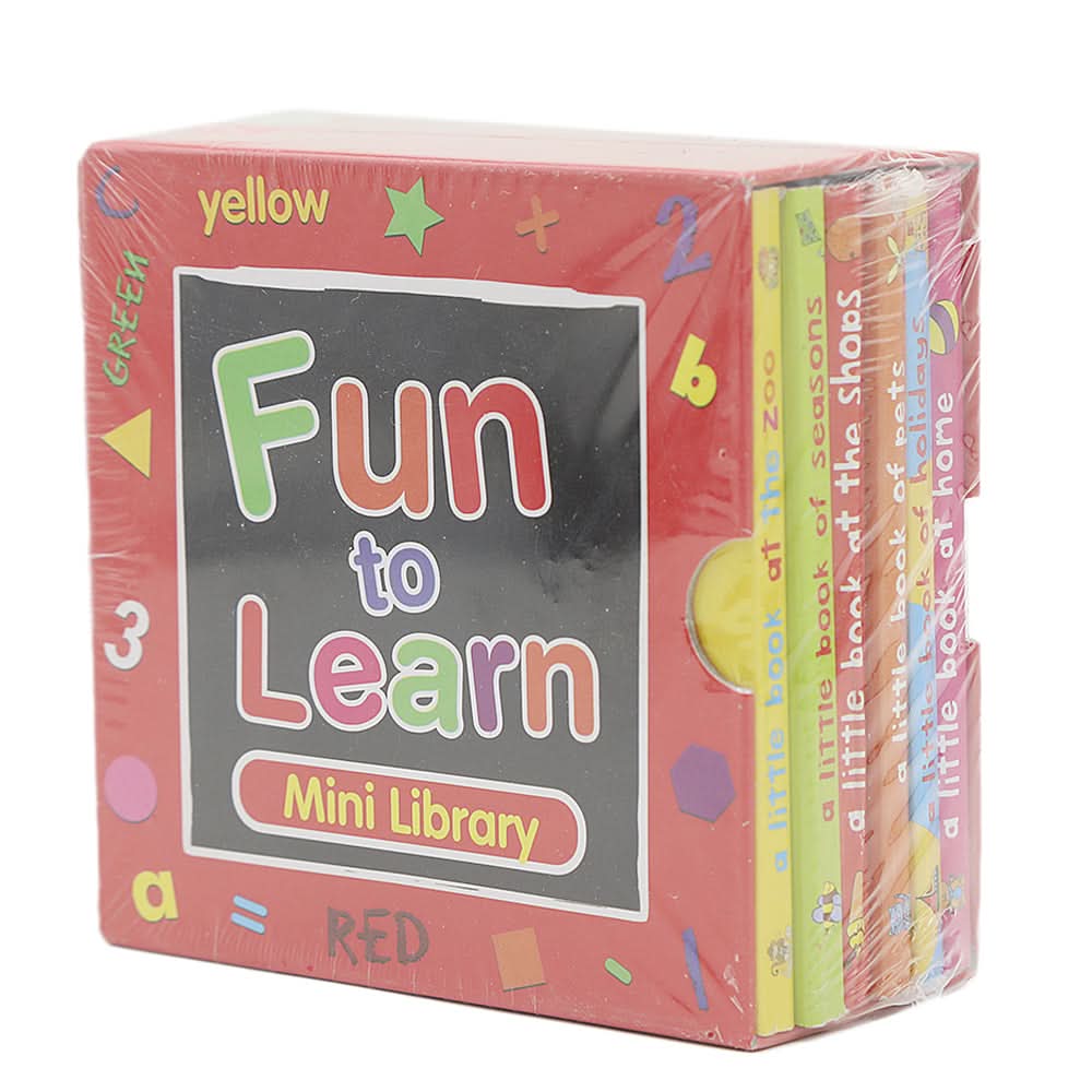 Fun To Learn Mini Library Learning - Red, Kids, Kids Educational Books, Chase Value, Chase Value