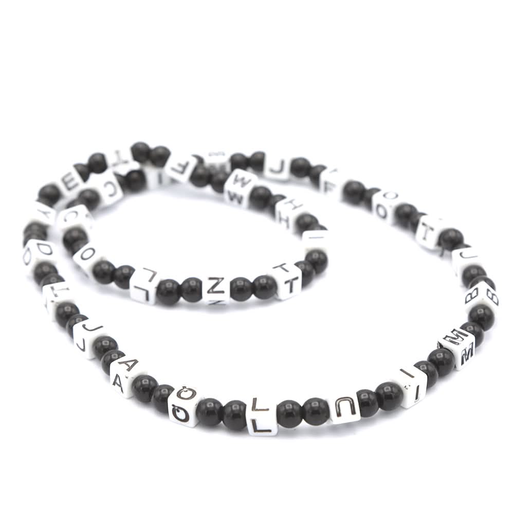 Mens Hand Bracelets - Black & White - A, Men, Jewellery, Chase Value, Chase Value