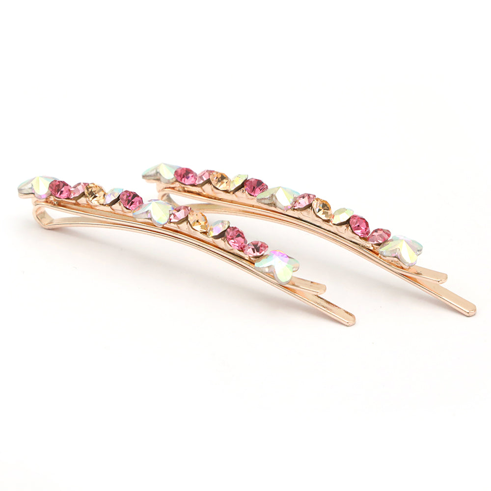 Metal Fancy Pin - Pink, Women Hair & Head Jewellery, Chase Value, Chase Value