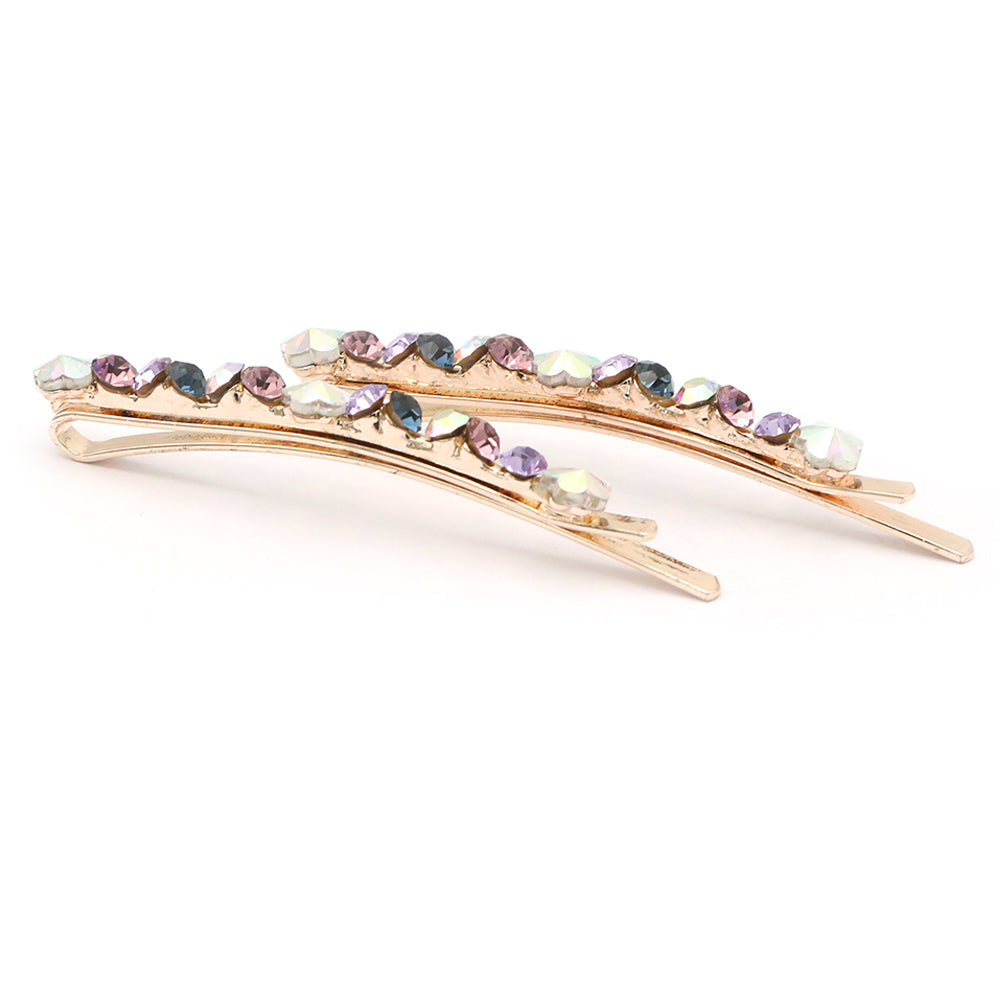 Metal Fancy Pin - Purple, Women Hair & Head Jewellery, Chase Value, Chase Value