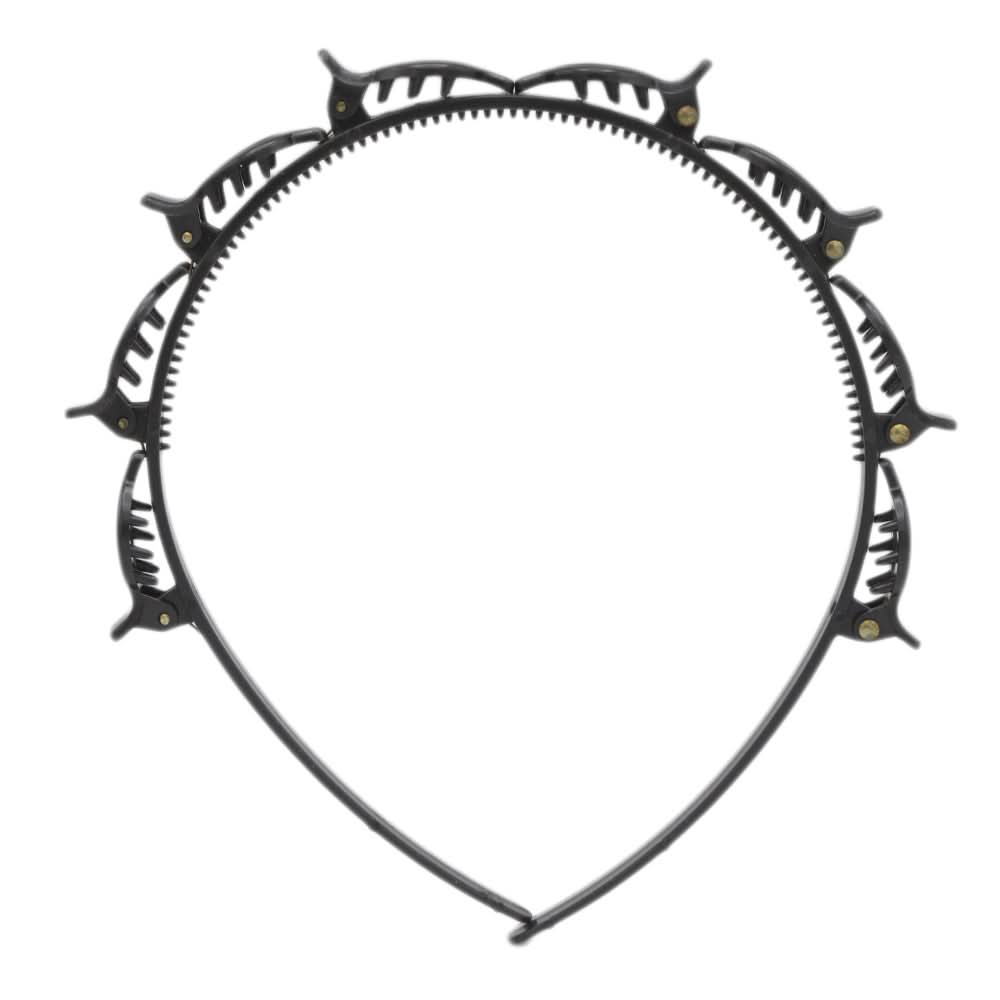 Girls Clip Hair Band - Black - A, Kids, Hair Accessories, Chase Value, Chase Value