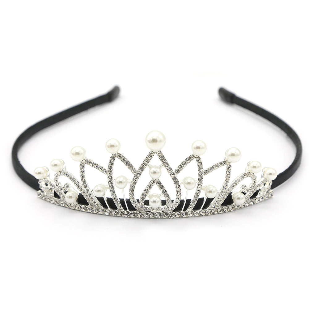 Crown Hair Band - Silver, Women Hair & Head Jewellery, Chase Value, Chase Value