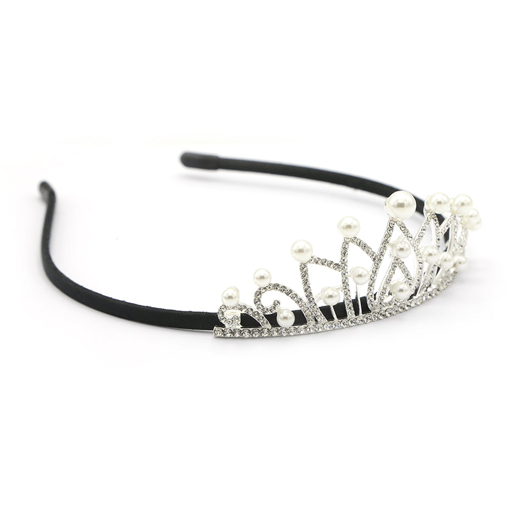 Crown Hair Band - Silver, Women Hair & Head Jewellery, Chase Value, Chase Value