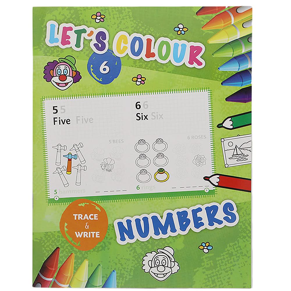 Let’s Colour Book, Kids, Kids Colouring Books, Chase Value, Chase Value