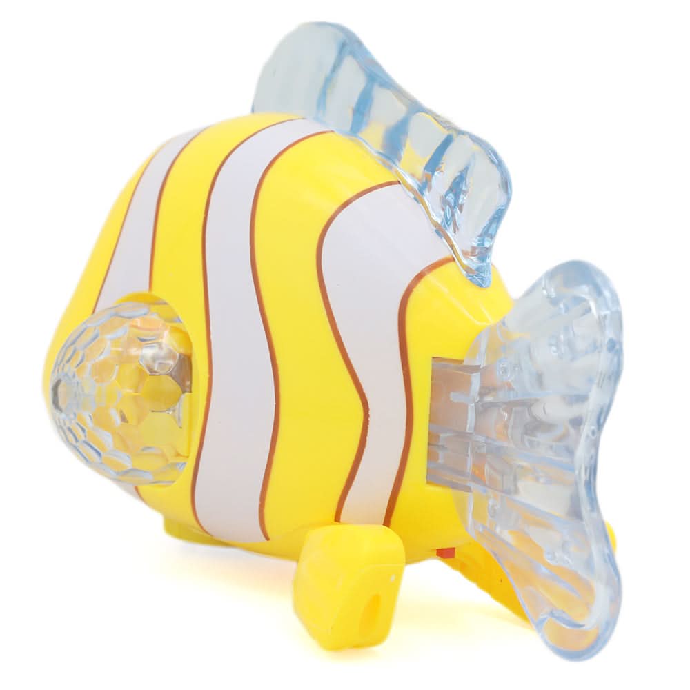Clownfish Multifunctional Electric Toy - Yellow, Kids, Battery Operated Toys, Chase Value, Chase Value