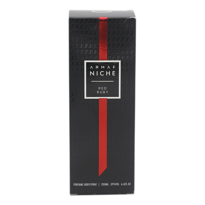 Armaf Niche Red Ruby Body Spray - 200ml, Beauty & Personal Care, Men Body Spray And Mist, Chase Value, Chase Value