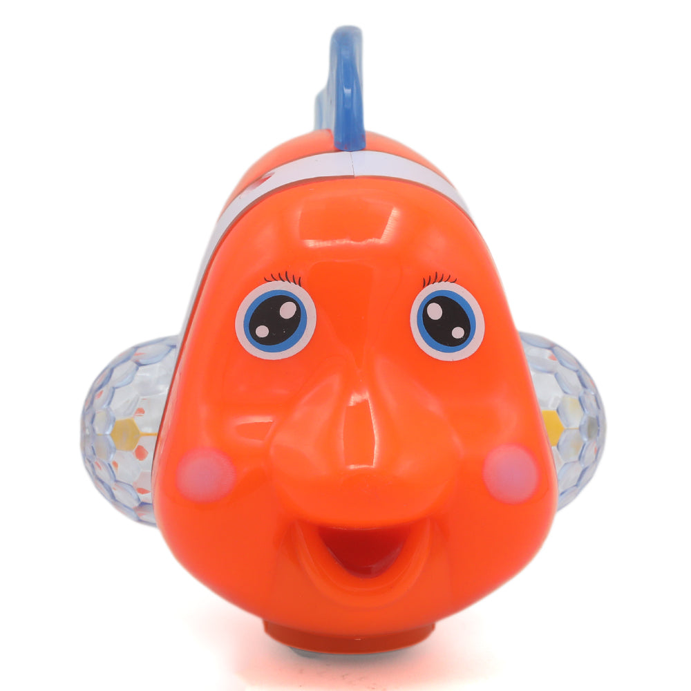Clownfish Multifunctional Electric Toy - Orange, Kids, Battery Operated Toys, Chase Value, Chase Value