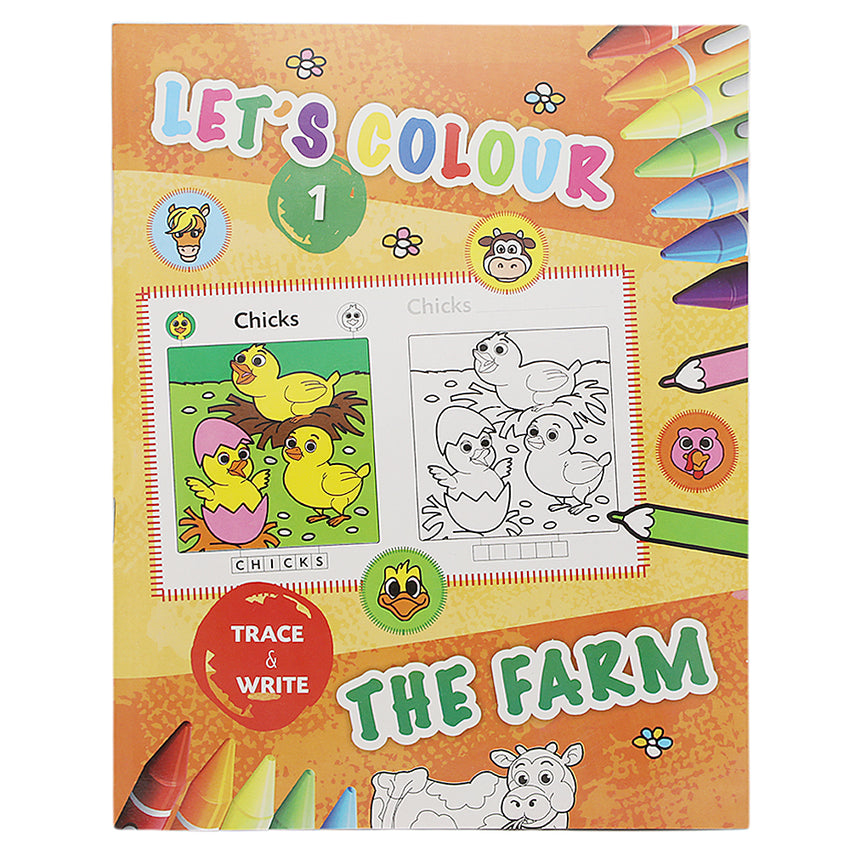 Let’s Colour Book, Kids, Kids Colouring Books, Chase Value, Chase Value