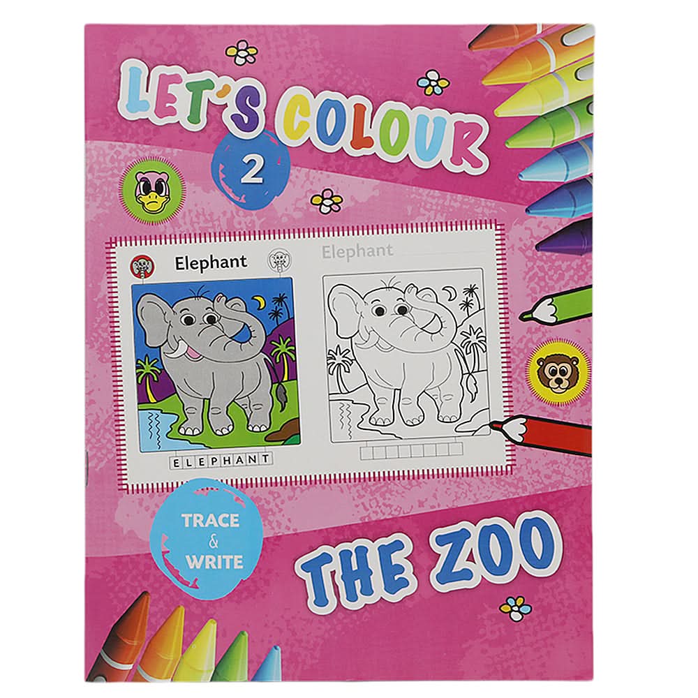 Let’s Colour Book, Kids, Kids Colouring Books, Chase Value, Chase Value