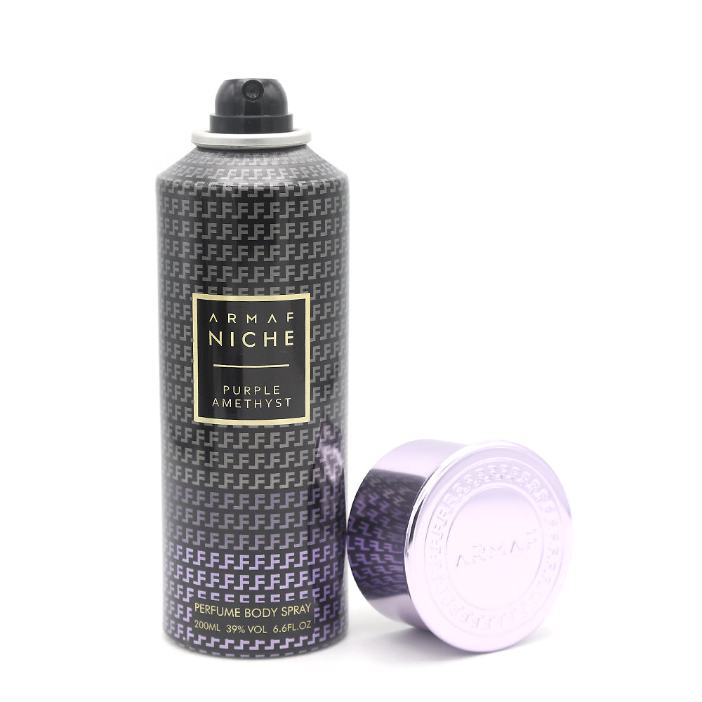 Armaf Niche Purple Amethyst Body Spray - 200ml, Beauty & Personal Care, Men Body Spray And Mist, Chase Value, Chase Value