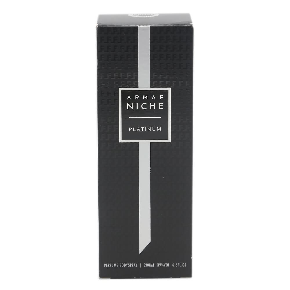 Armaf Niche Platinum Body Spray - 200ml, Beauty & Personal Care, Men Body Spray And Mist, Chase Value, Chase Value