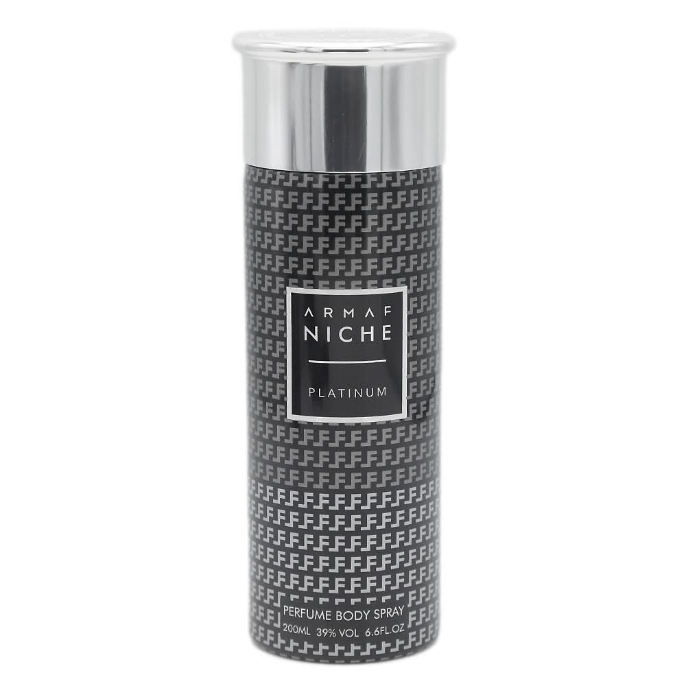 Armaf Niche Platinum Body Spray - 200ml, Beauty & Personal Care, Men Body Spray And Mist, Chase Value, Chase Value