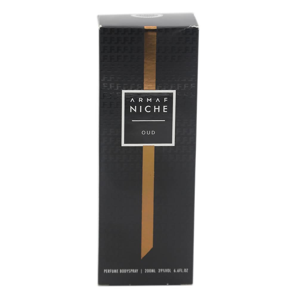 Armaf Niche Oud Body Spray - 200ml, Beauty & Personal Care, Men Body Spray And Mist, Chase Value, Chase Value