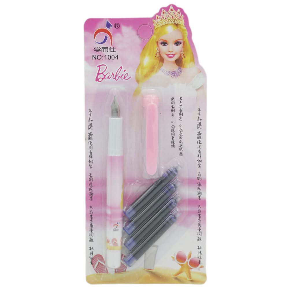 Jinliang Fountain Pen  Fp-1004 - Pink, Kids, Pencil Boxes And Stationery Sets, Chase Value, Chase Value