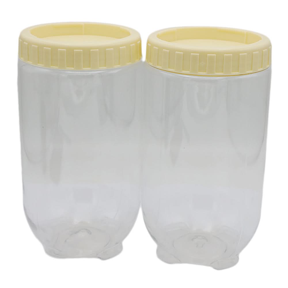 Top Lock Jar 2 Pcs - 1 - Fawn, Home & Lifestyle, Storage Boxes, Chase Value, Chase Value