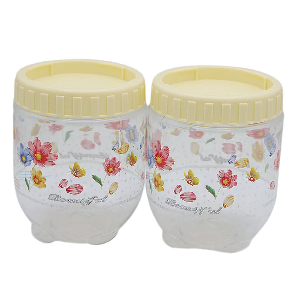 Top Lock Jar 2 Pcs - 3 - Fawn, Home & Lifestyle, Storage Boxes, Chase Value, Chase Value