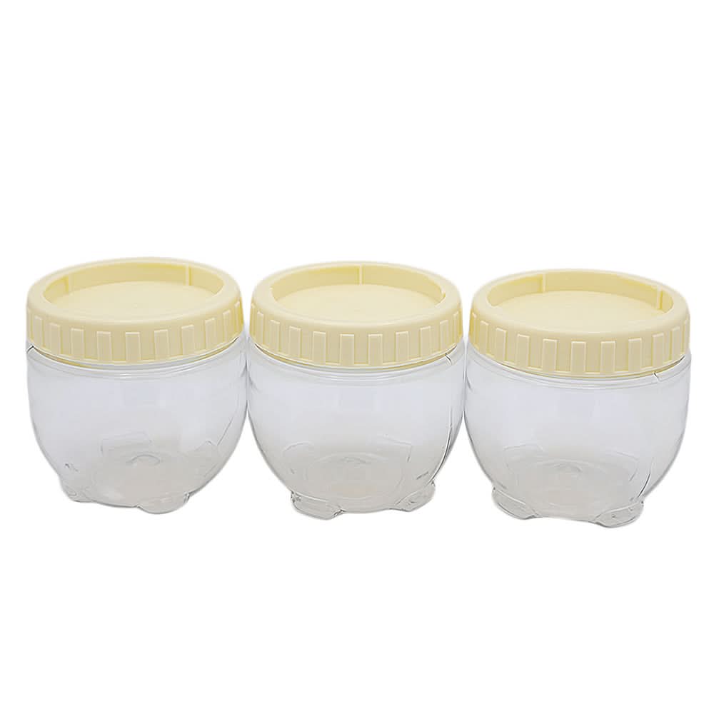 Top Lock Jar 3pes - Fawn, Home & Lifestyle, Storage Boxes, Chase Value, Chase Value