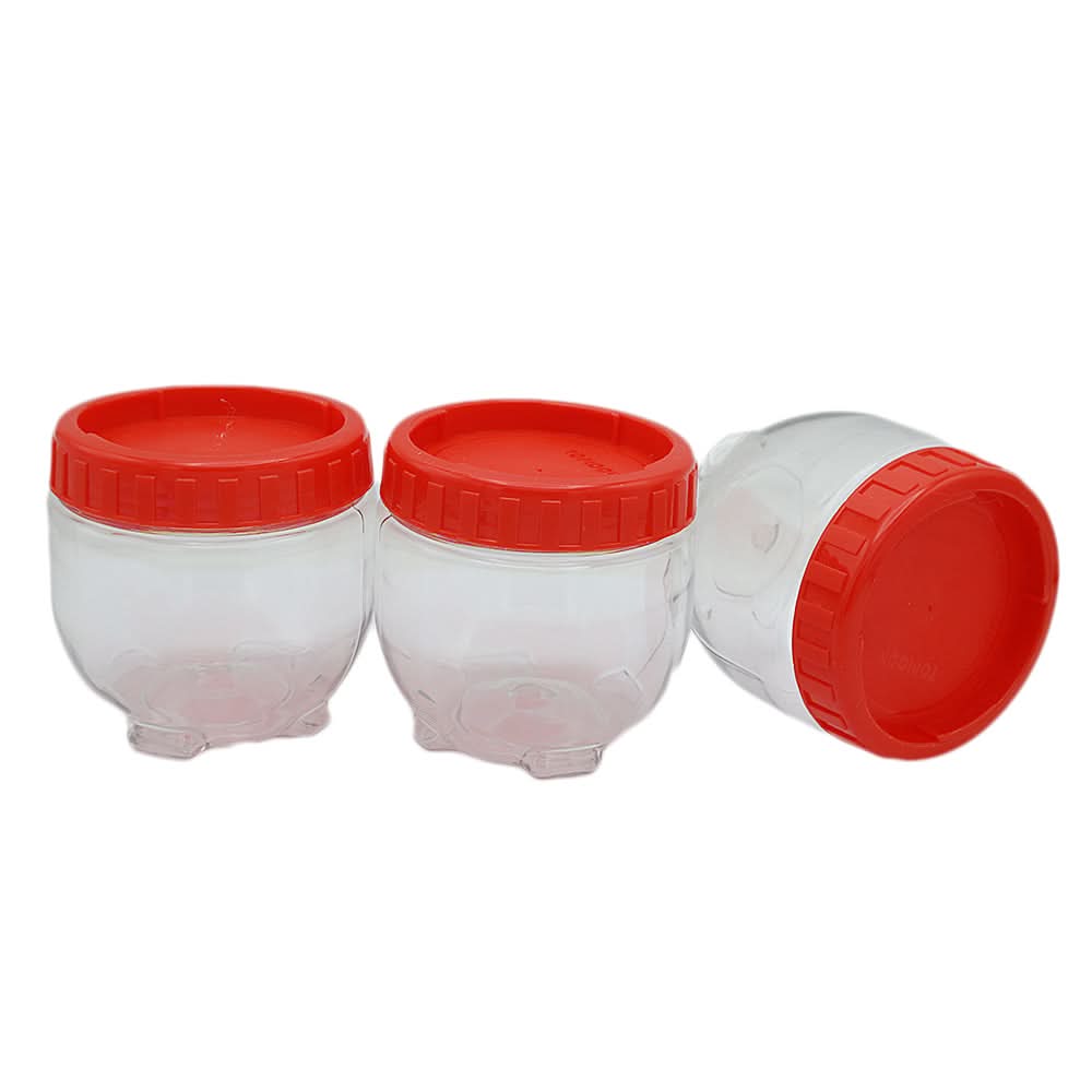 Top Lock Jar 3pes  - Red, Home & Lifestyle, Storage Boxes, Chase Value, Chase Value